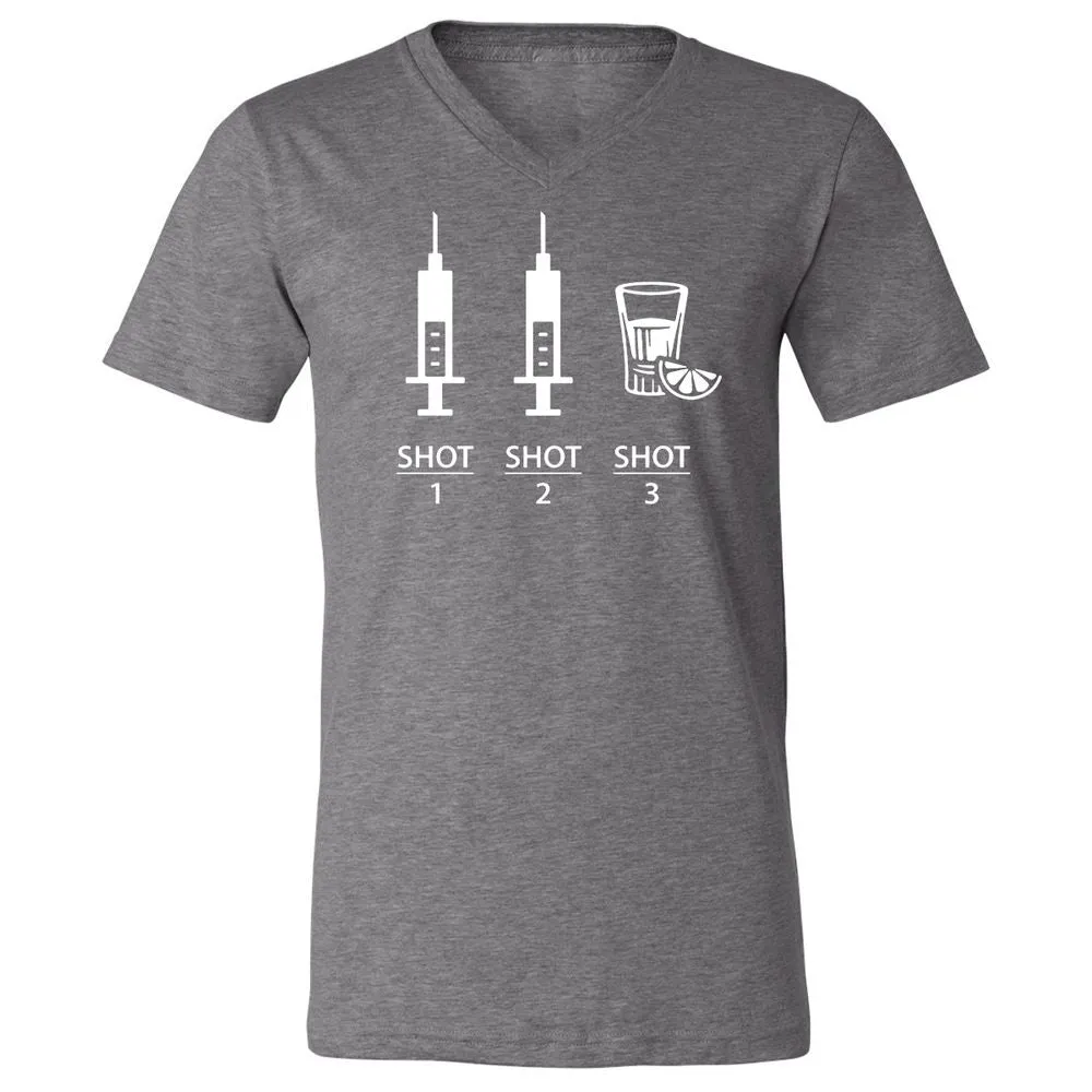 Unisex V-Neck T-Shirt - XXT8JSPJ - Deep Heather - 13