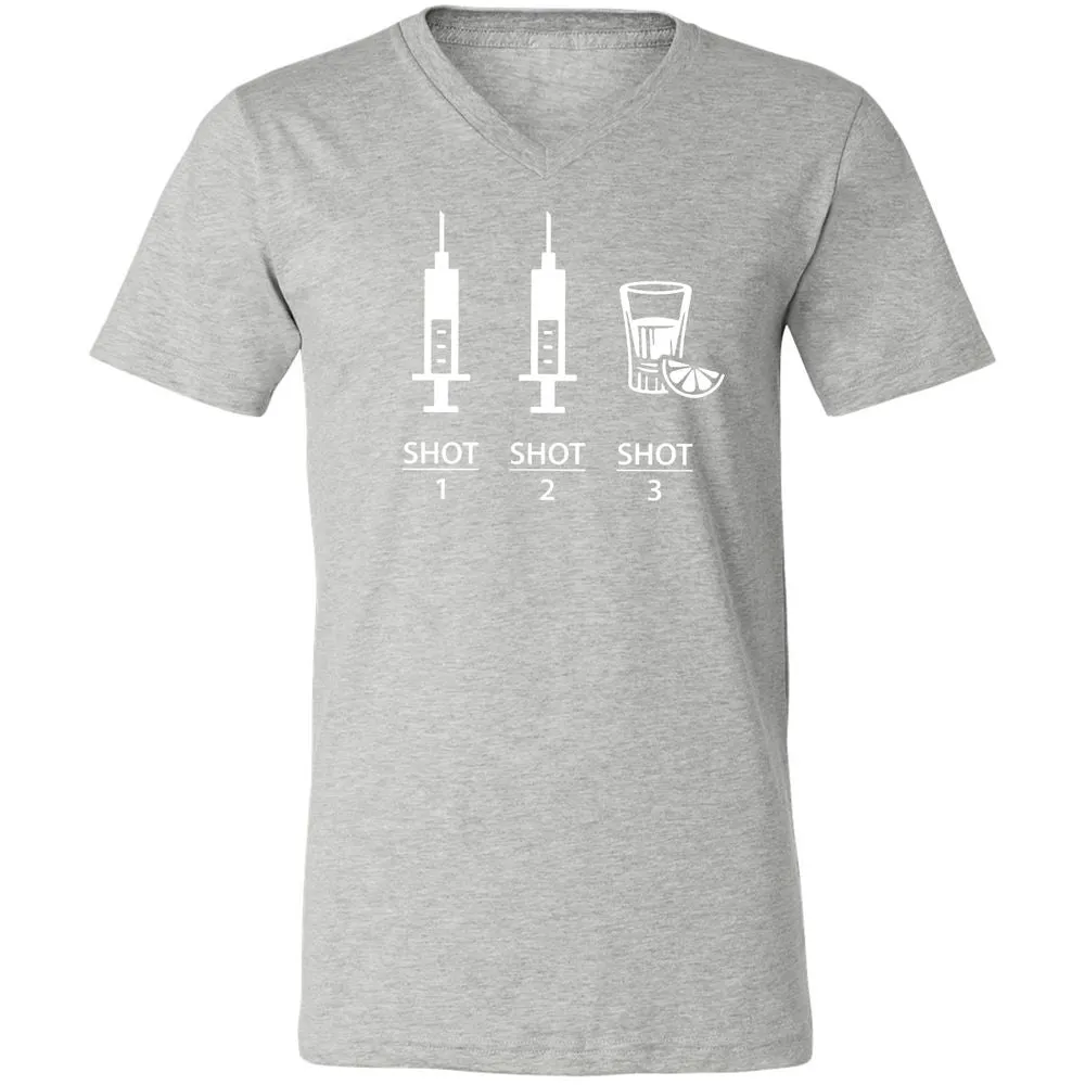 Unisex V-Neck T-Shirt - XXT8JSPJ - Athletic Heather - 7