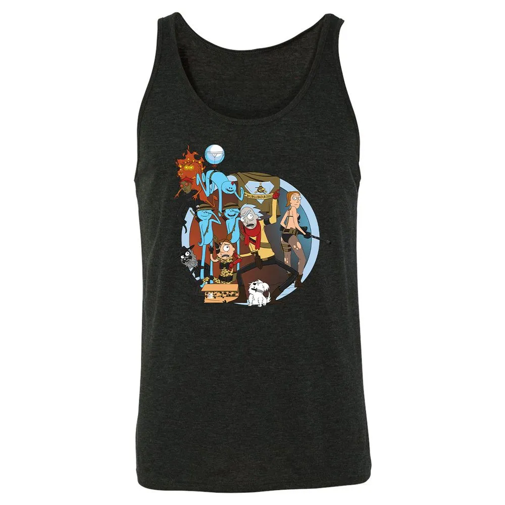 Unisex Jersey Tank - 4F2GYLNH - Charcoal Black Triblend - 5