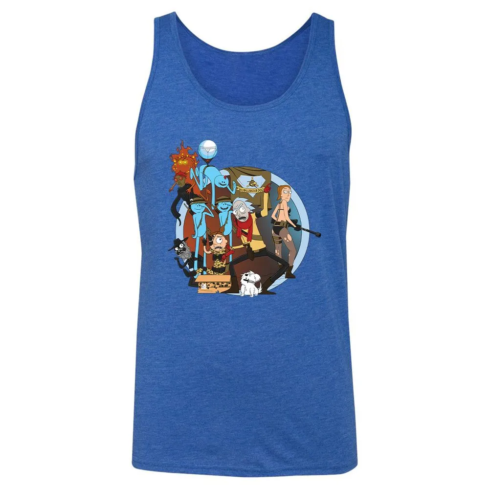 Unisex Jersey Tank - 4F2GYLNH - True Royal Triblend - 12