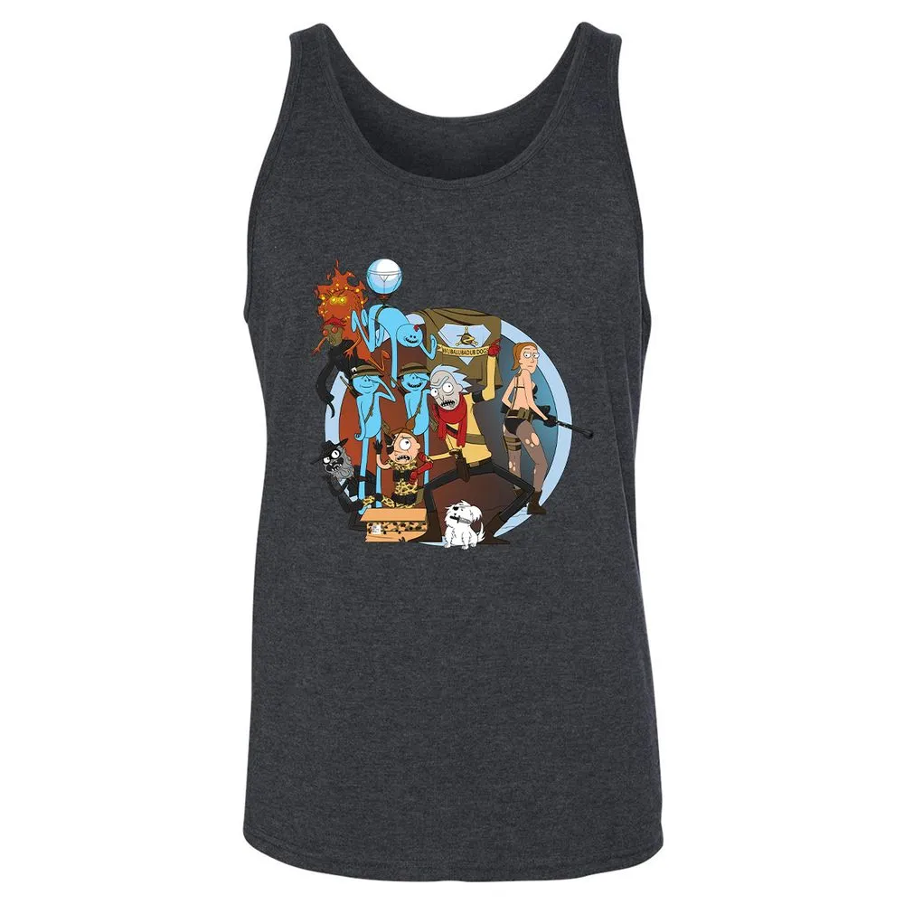 Unisex Jersey Tank - 4F2GYLNH - Dark Grey Heather - 6