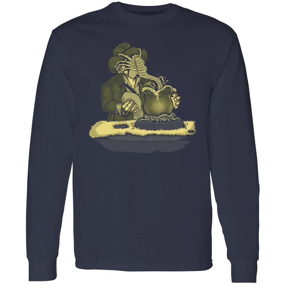 Long Sleeve T-Shirt - 3T9ENYA4 - Navy - 2