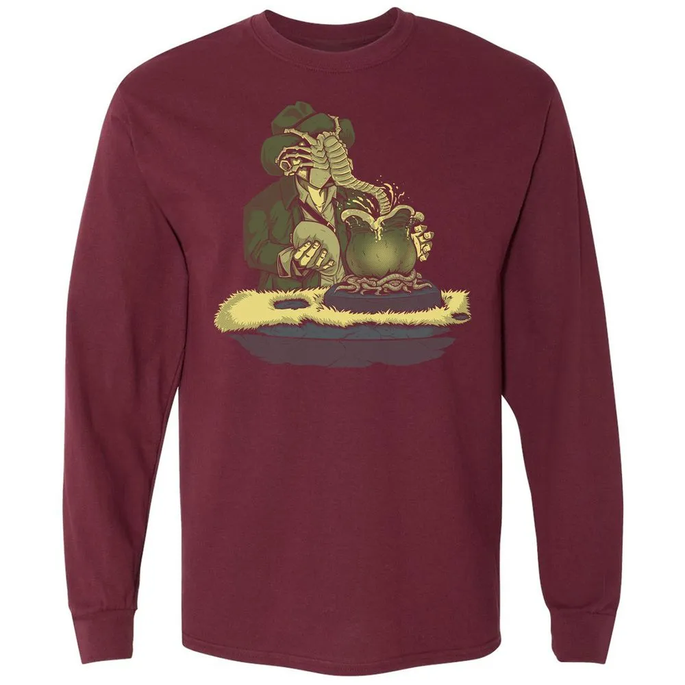 Long Sleeve T-Shirt - 3T9ENYA4 - Maroon - 11