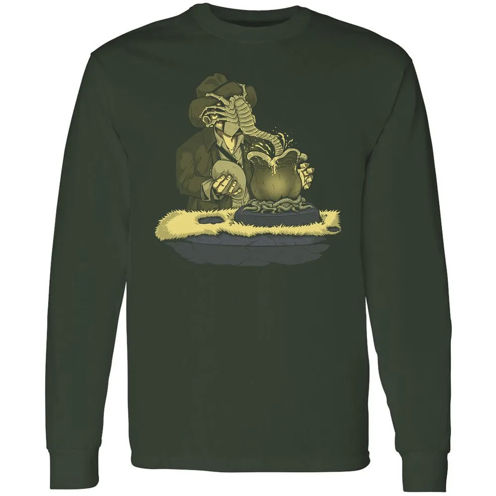 Long Sleeve T-Shirt - 3T9ENYA4 - Forest Green - 4