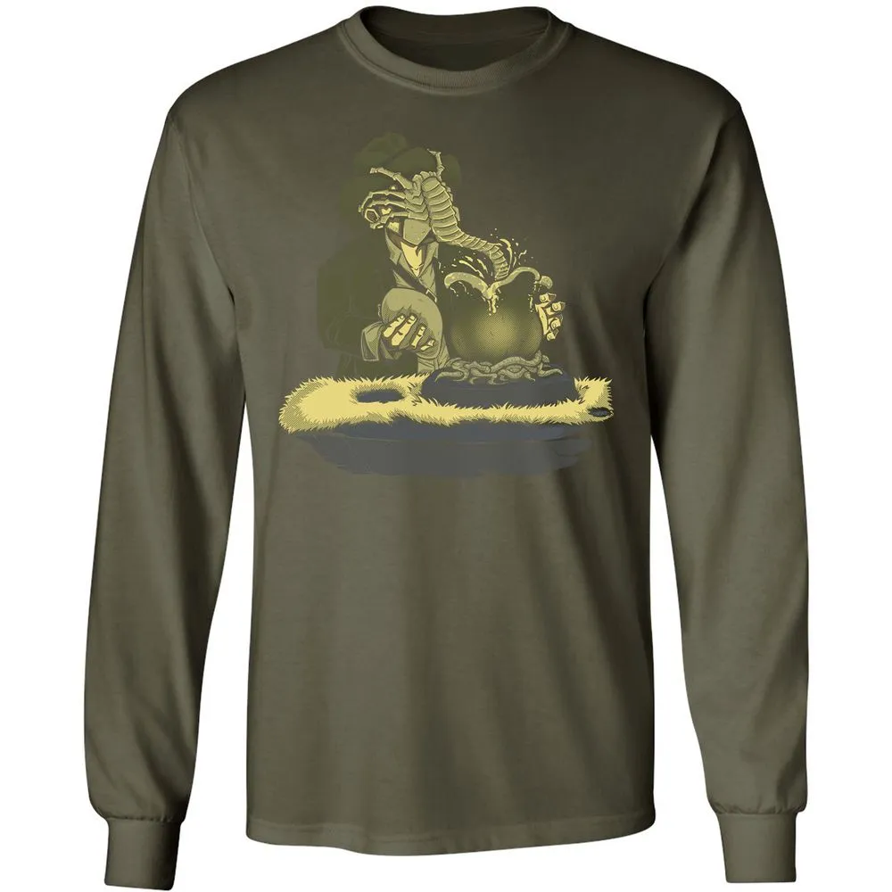 Long Sleeve T-Shirt - 3T9ENYA4 - Military Green - 16