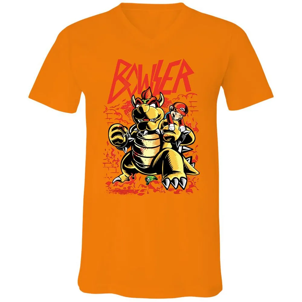 Unisex V-Neck T-Shirt - L3AFH7FM - Orange - 11