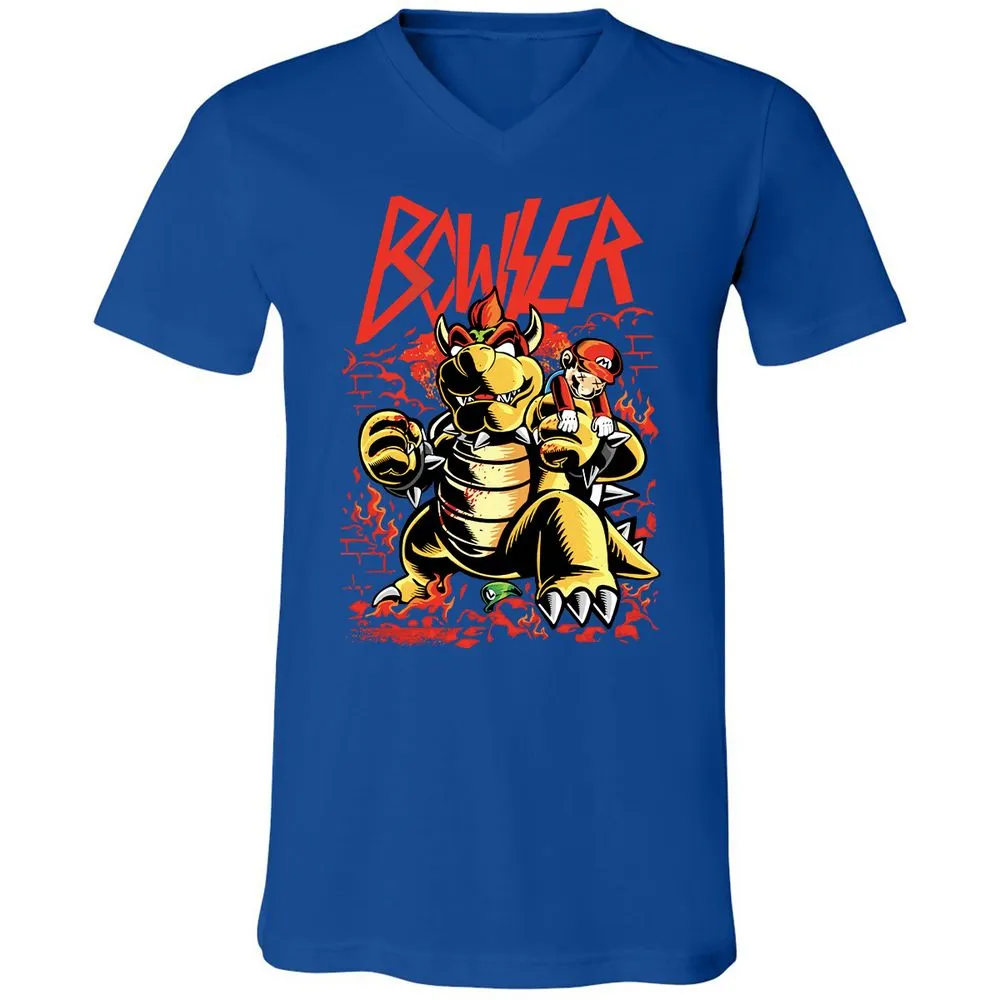 Unisex V-Neck T-Shirt - L3AFH7FM - True Royal - 4