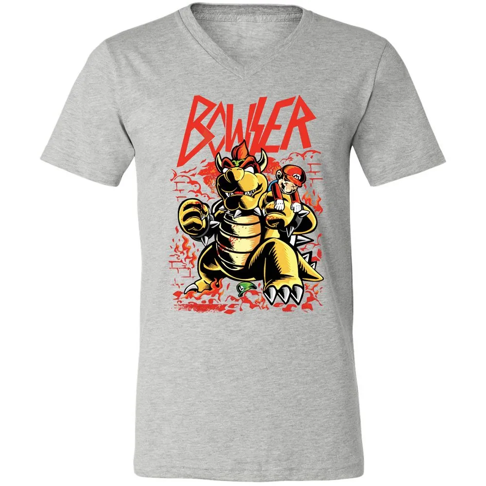 Unisex V-Neck T-Shirt - L3AFH7FM - Athletic Heather - 7