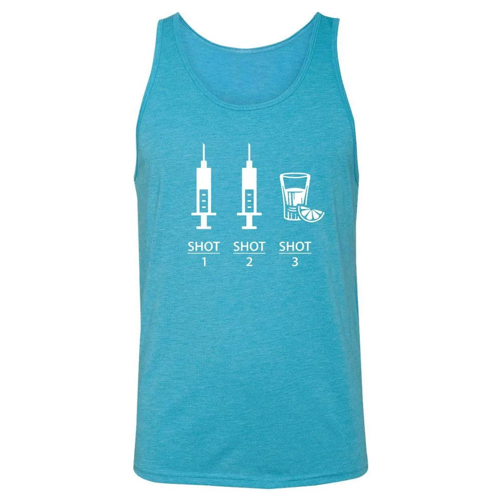Unisex Jersey Tank - FEM1PW56 - Aqua Triblend - 3