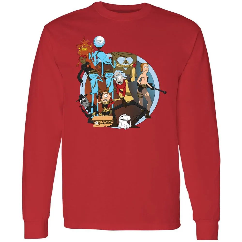 Long Sleeve T-Shirt - 4SGFG436 - Red - 14