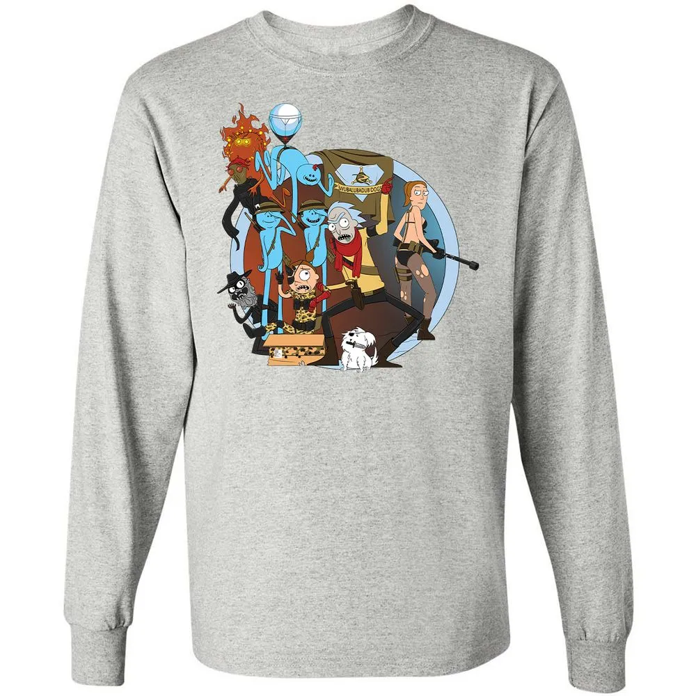 Long Sleeve T-Shirt - 4SGFG436 - Ash - 7