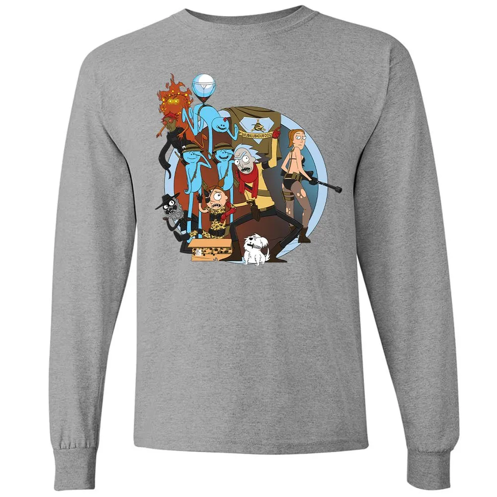 Long Sleeve T-Shirt - 4SGFG436 - Graphite Heather - 6