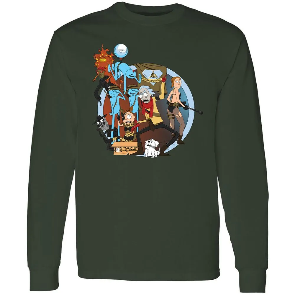 Long Sleeve T-Shirt - 4SGFG436 - Forest Green - 4