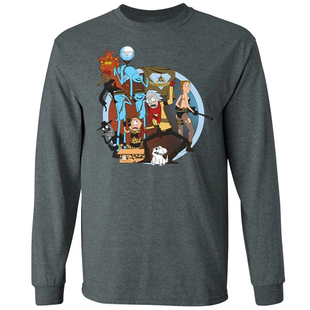 Long Sleeve T-Shirt - 4SGFG436 - Dark Heather - 15