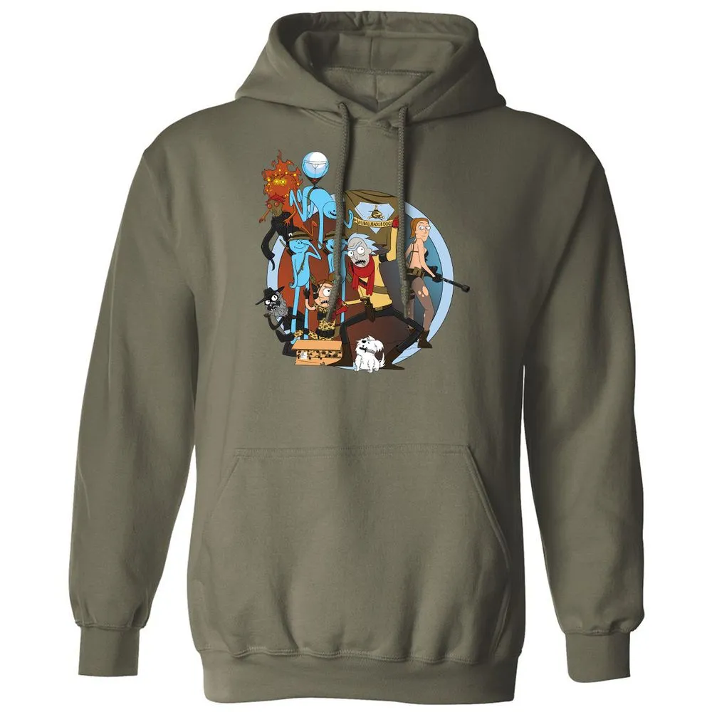 Classic Unisex Hoodie - NR5G8BBT - Military Green - 4