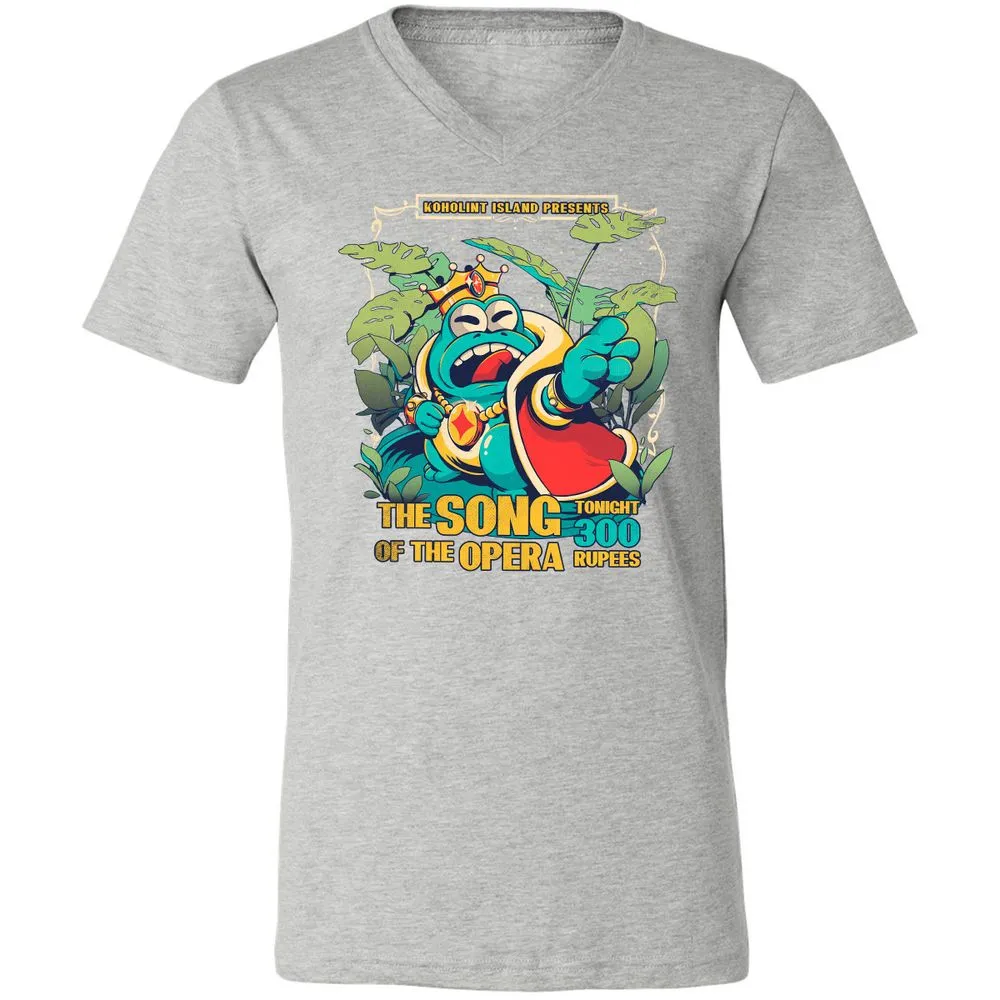 Unisex V-Neck T-Shirt - BZCJVKEW - Athletic Heather - 7