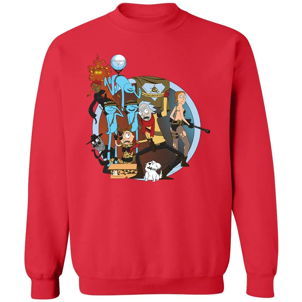Classic Unisex Sweatshirt - KLD74DWV - Red - 5