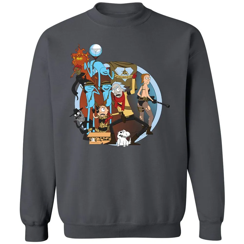 Classic Unisex Sweatshirt - KLD74DWV - Charcoal - 7