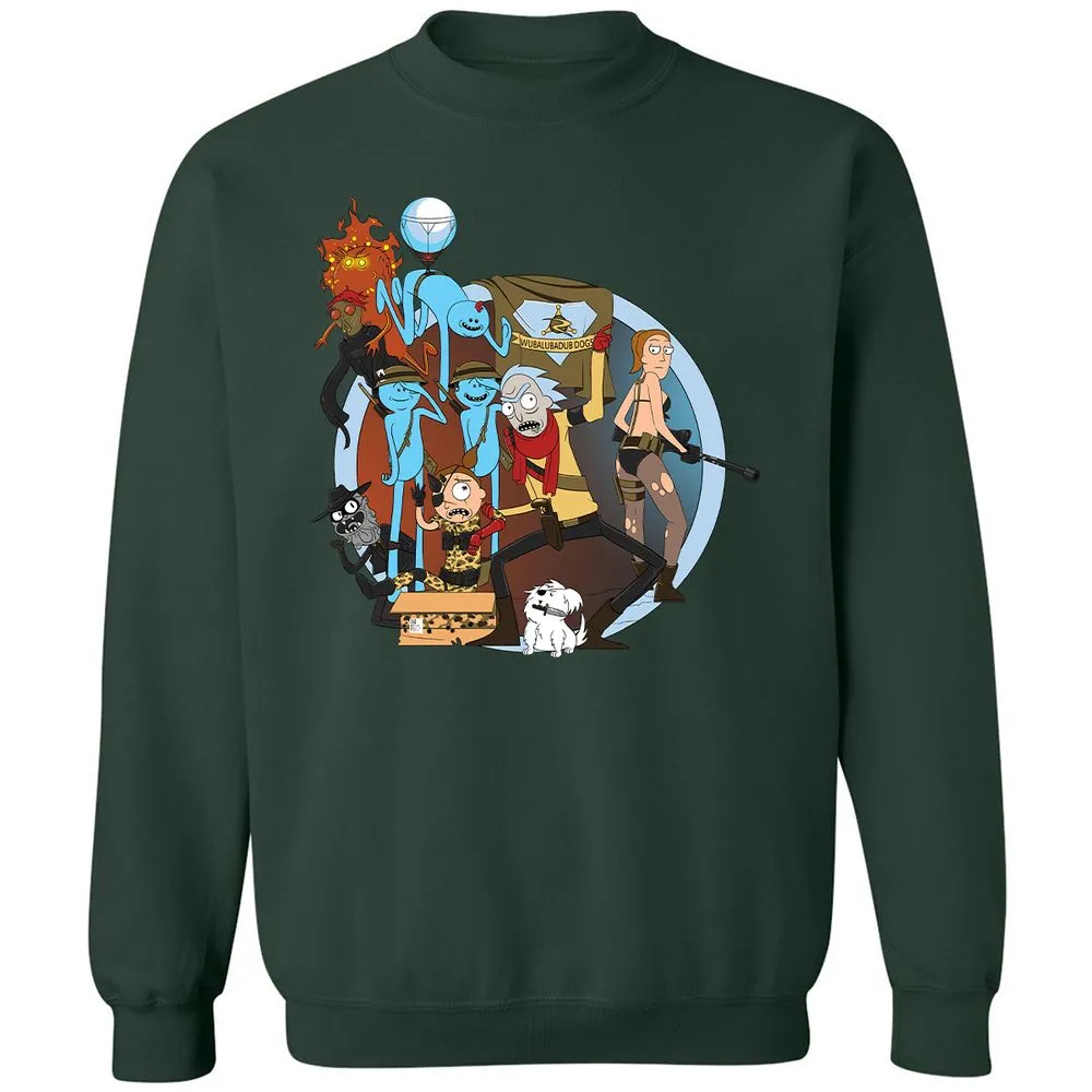 Classic Unisex Sweatshirt - KLD74DWV - Forest Green - 4