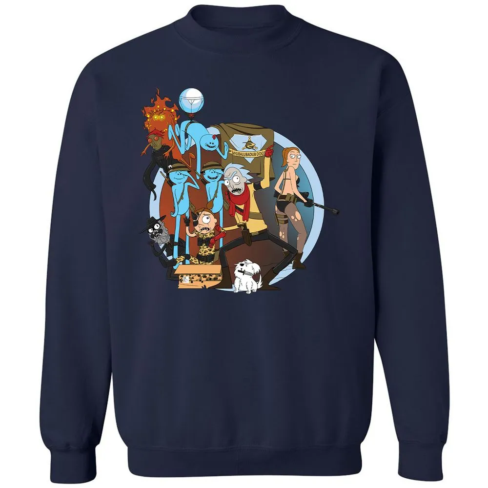 Classic Unisex Sweatshirt - KLD74DWV - Navy - 2