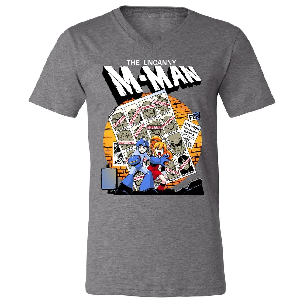Unisex V-Neck T-Shirt - CC57RJ6V - Deep Heather - 13