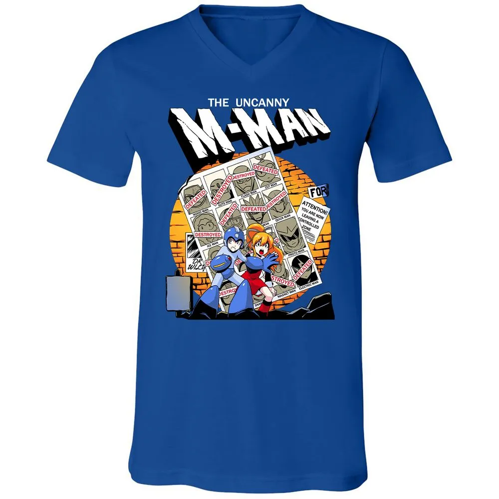 Unisex V-Neck T-Shirt - CC57RJ6V - True Royal - 4