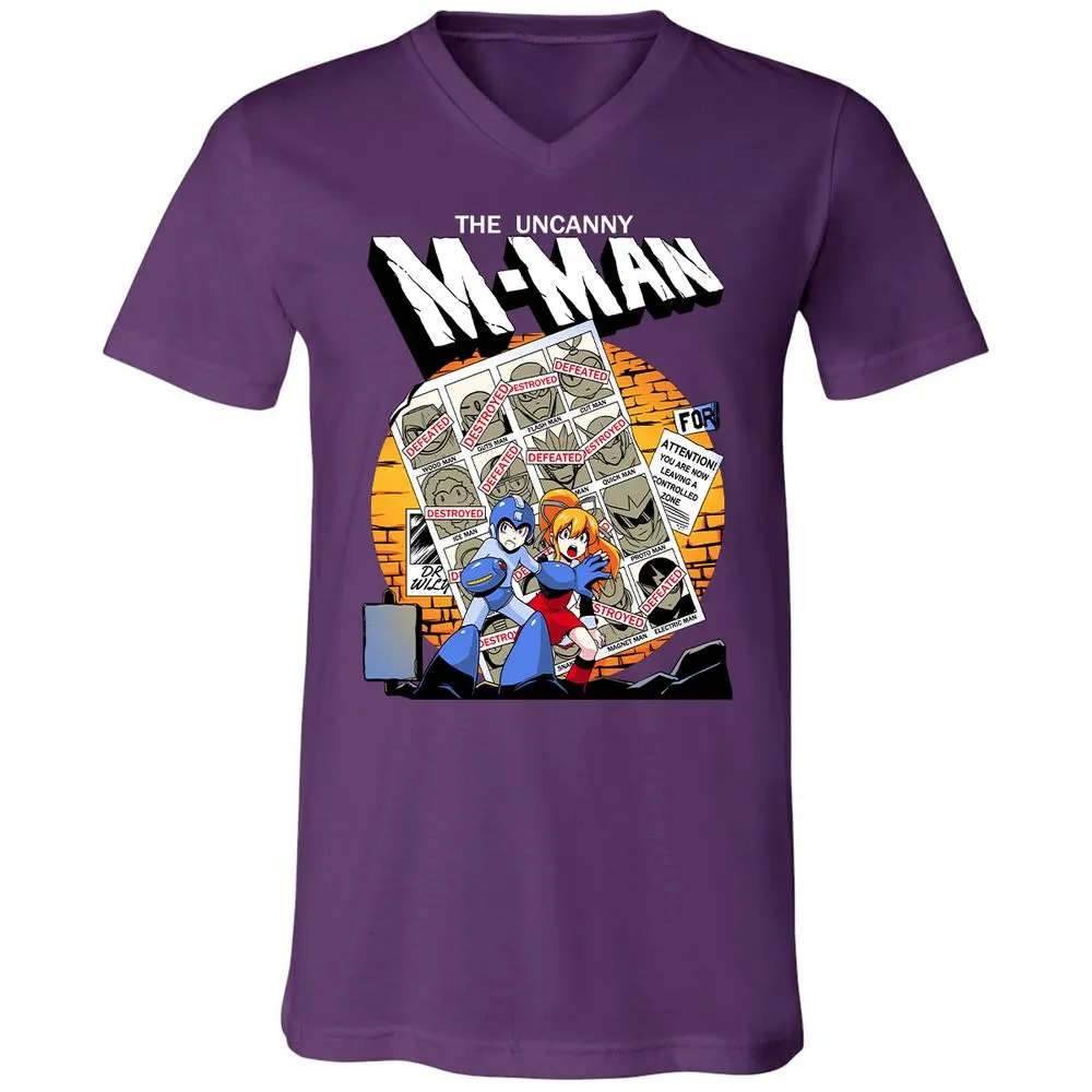 Unisex V-Neck T-Shirt - CC57RJ6V - Team Purple - 9