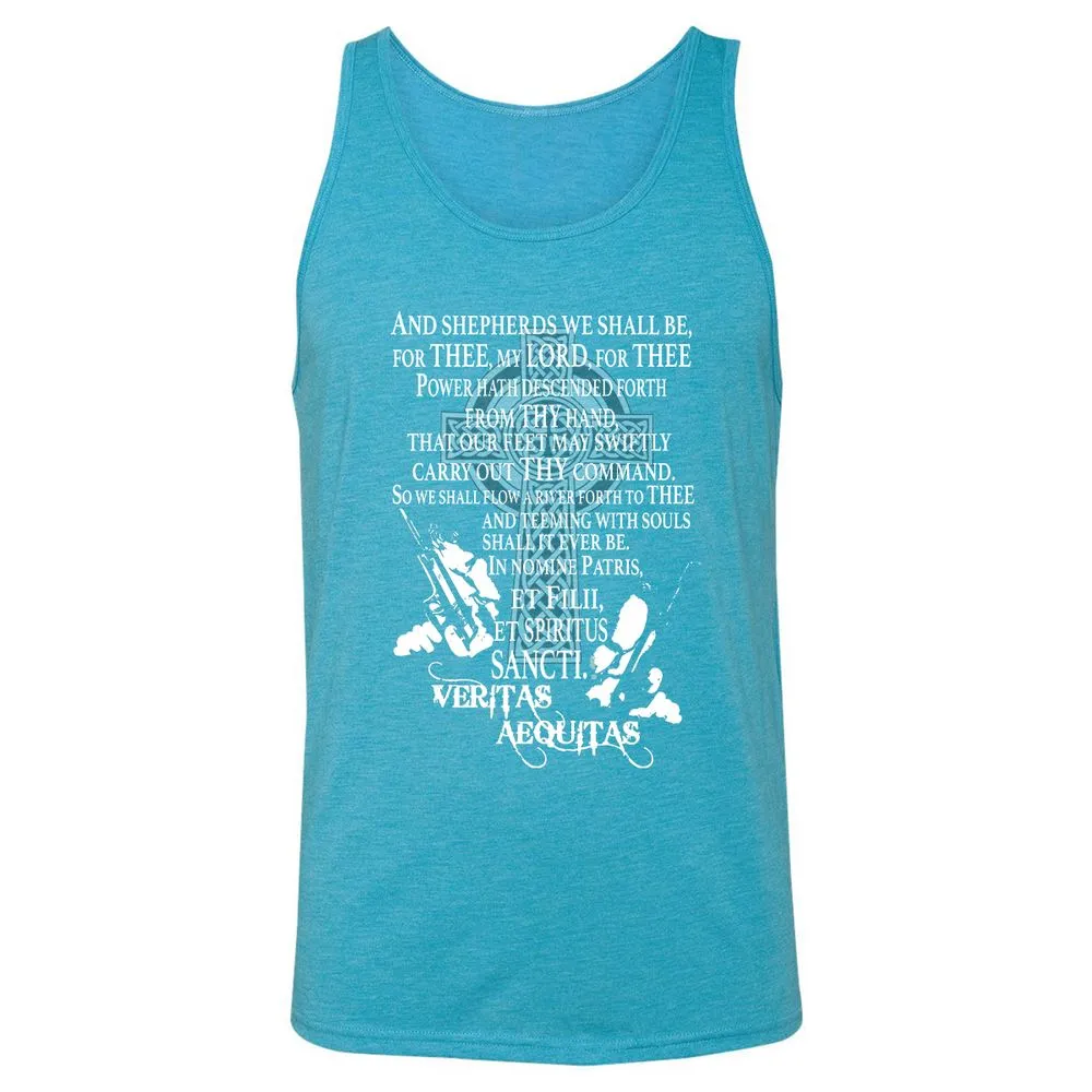 Unisex Jersey Tank - T6BV8L5K - Aqua Triblend - 3