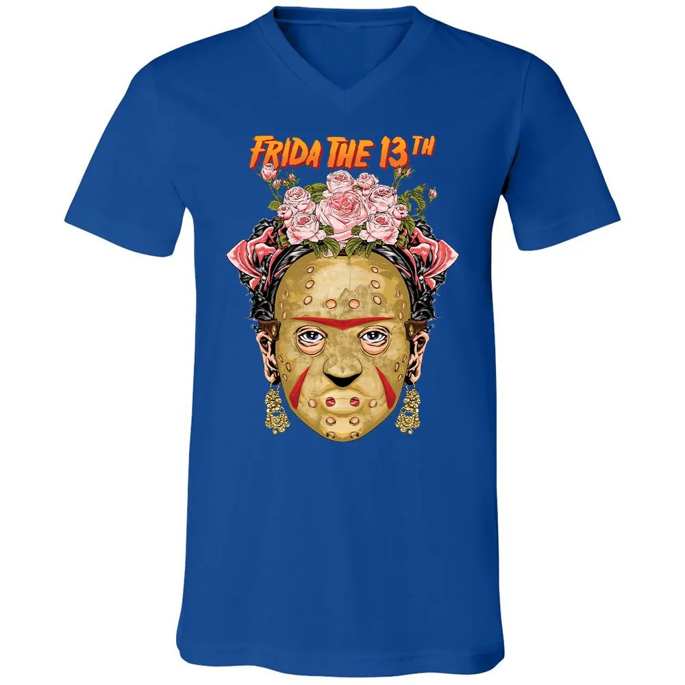 Unisex V-Neck T-Shirt - UGC3HAJK - True Royal - 4