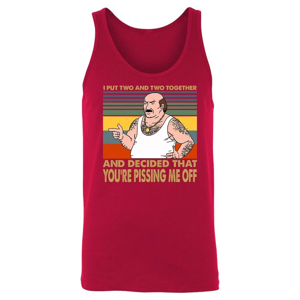Unisex Jersey Tank - CBTDCQPK - Red - 11