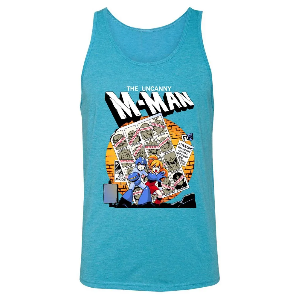 Unisex Jersey Tank - 6ZBPQX6C - Aqua Triblend - 3