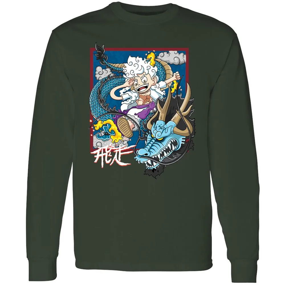Long Sleeve T-Shirt - FH91H2Y5 - Forest Green - 4
