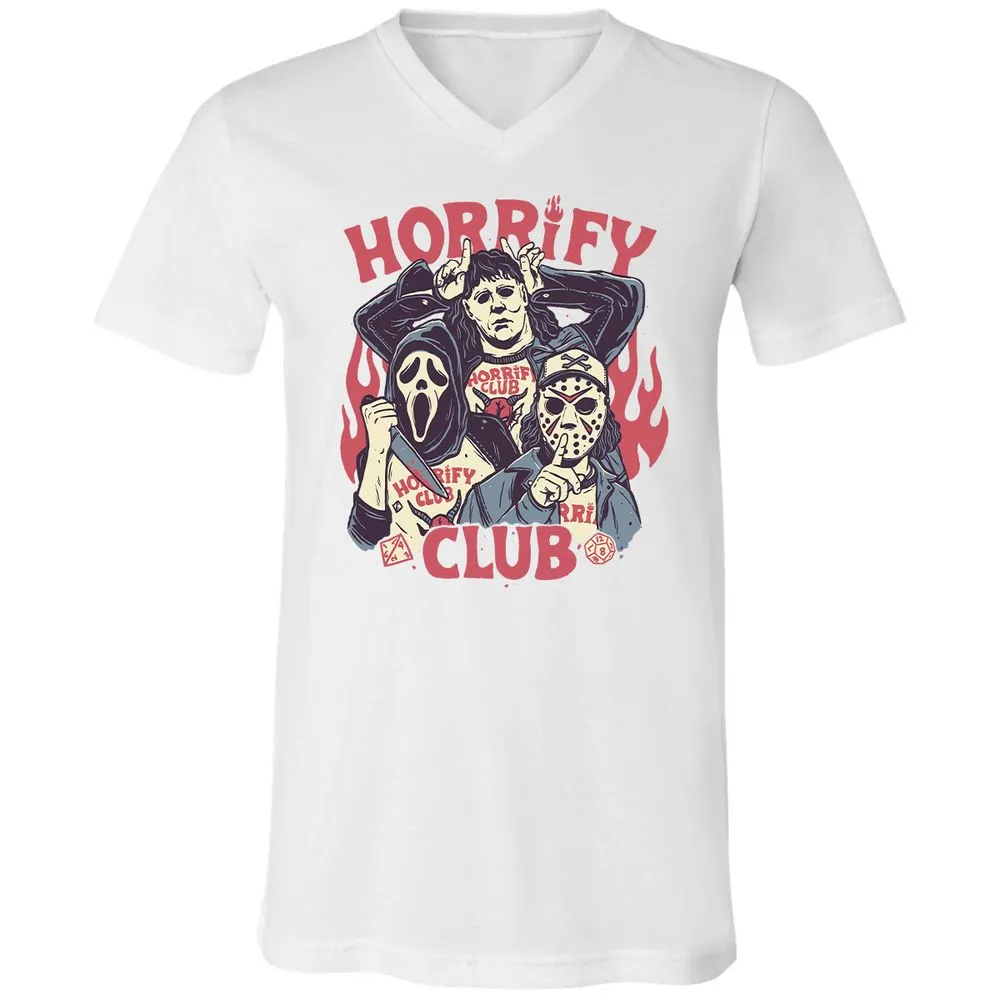 Unisex V-Neck T-Shirt - D4KH9HC6 - White - 5