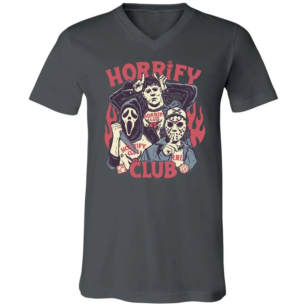 Unisex V-Neck T-Shirt - D4KH9HC6 - Asphalt - 12