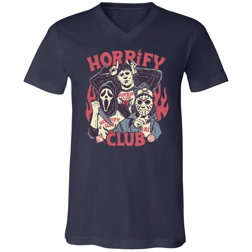 Unisex V-Neck T-Shirt - D4KH9HC6 - Navy - 2