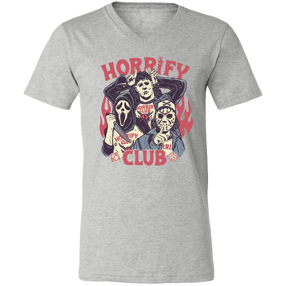 Unisex V-Neck T-Shirt - D4KH9HC6 - Athletic Heather - 7