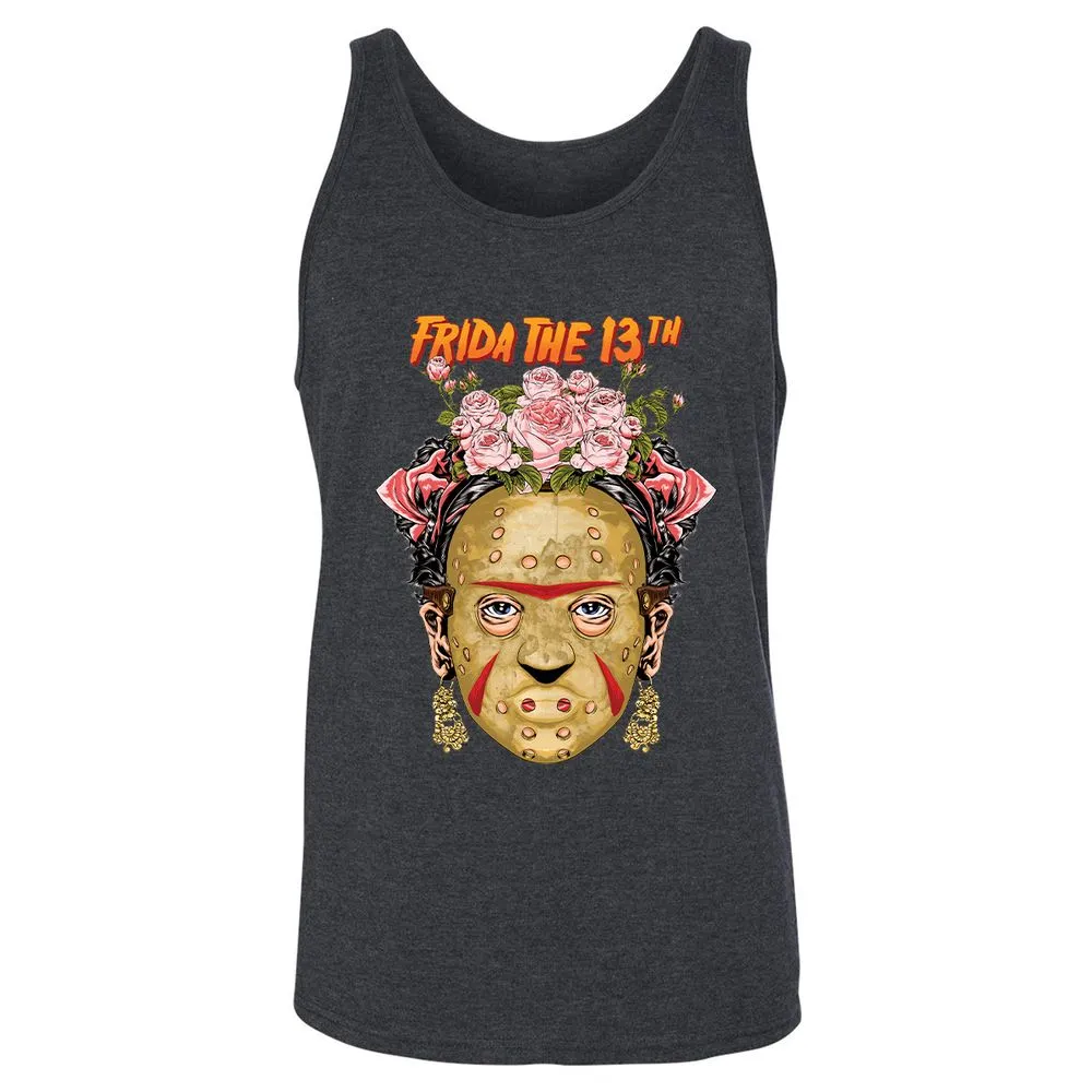 Unisex Jersey Tank - E1JKNXA3 - Dark Grey Heather - 6