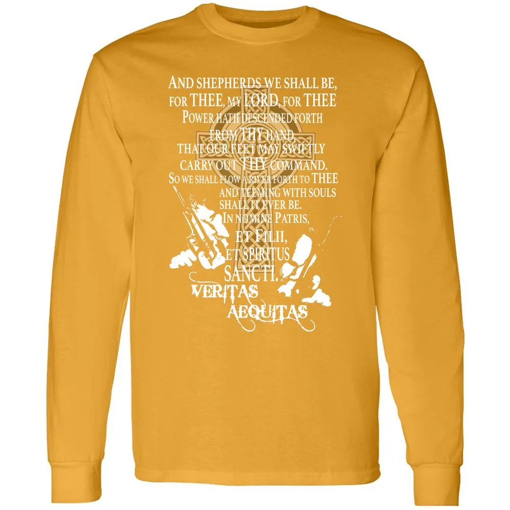 Long Sleeve T-Shirt - D3B3QLJU - Gold - 9