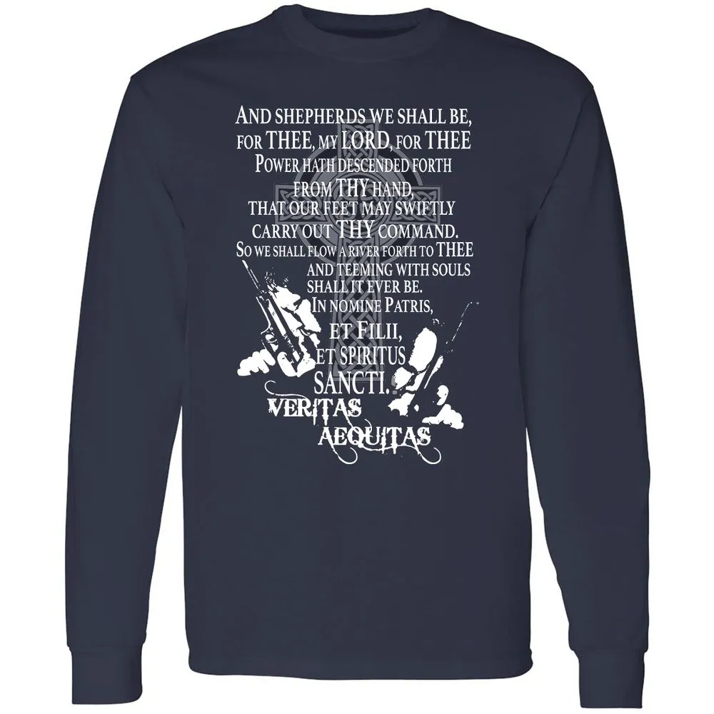 Long Sleeve T-Shirt - D3B3QLJU - Navy - 2