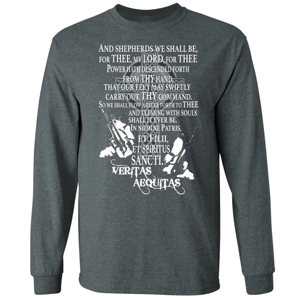 Long Sleeve T-Shirt - D3B3QLJU - Dark Heather - 15
