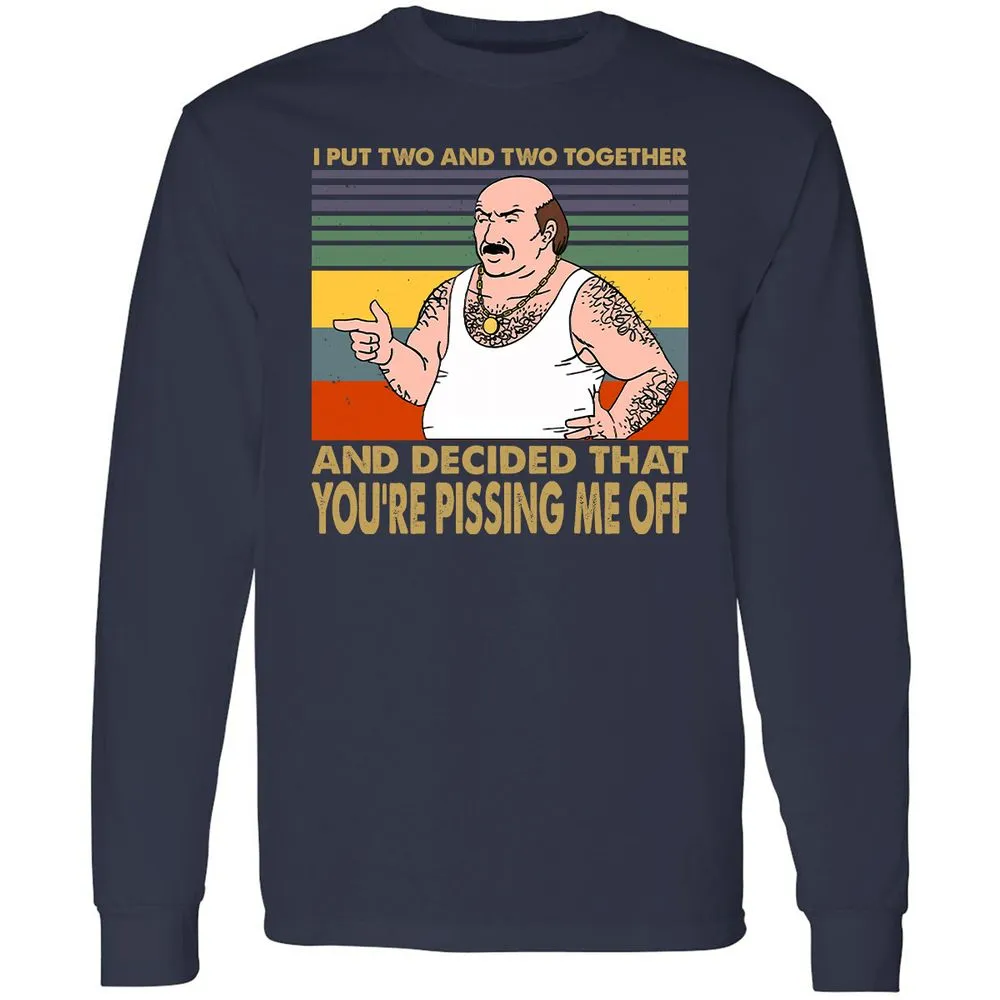 Long Sleeve T-Shirt - 345H7YW2 - Navy - 2