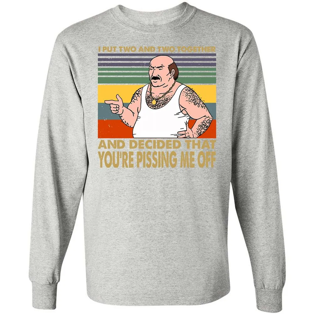 Long Sleeve T-Shirt - 345H7YW2 - Ash - 7