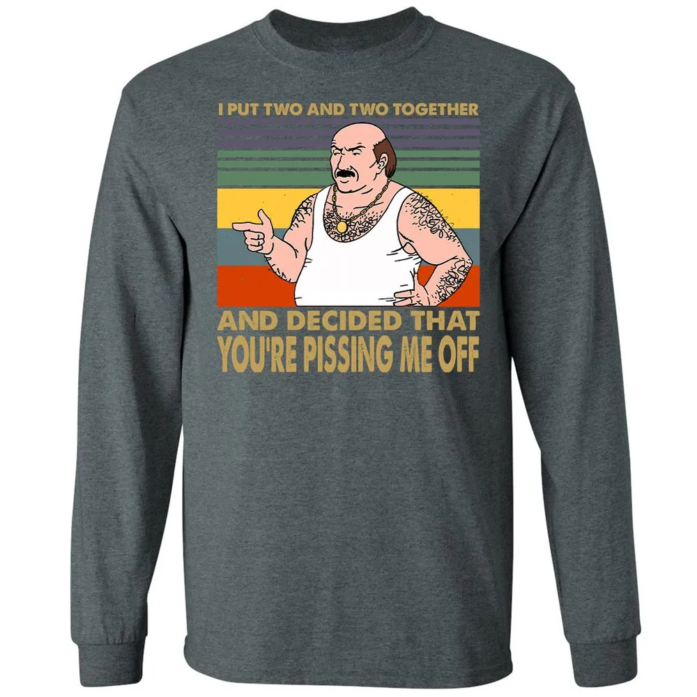 Long Sleeve T-Shirt - 345H7YW2 - Dark Heather - 15