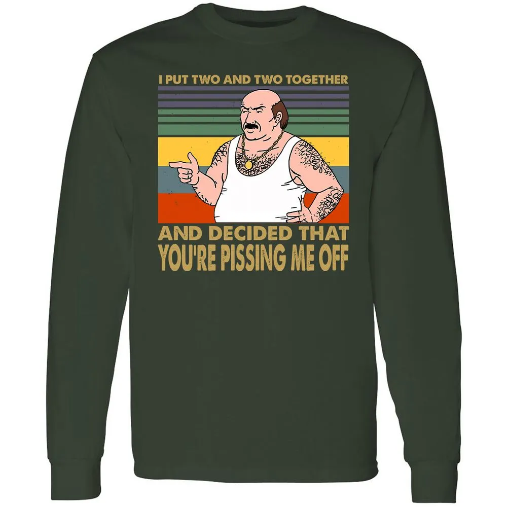 Long Sleeve T-Shirt - 345H7YW2 - Forest Green - 4