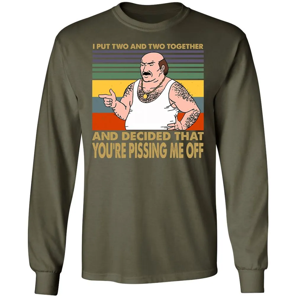 Long Sleeve T-Shirt - 345H7YW2 - Military Green - 16