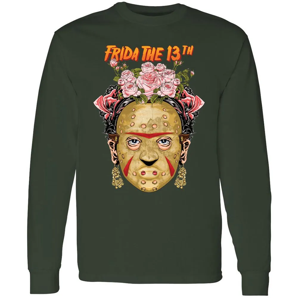 Long Sleeve T-Shirt - E8UF15Z5 - Forest Green - 4