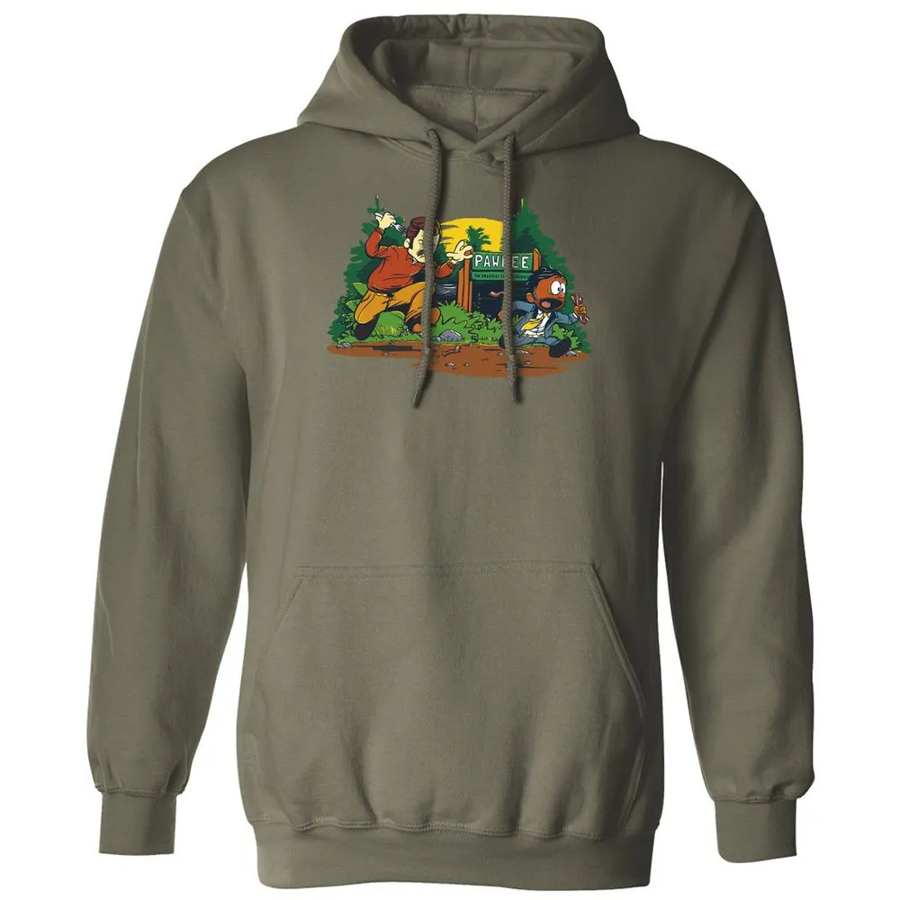 Classic Unisex Hoodie - X46EU1QV - Military Green - 4
