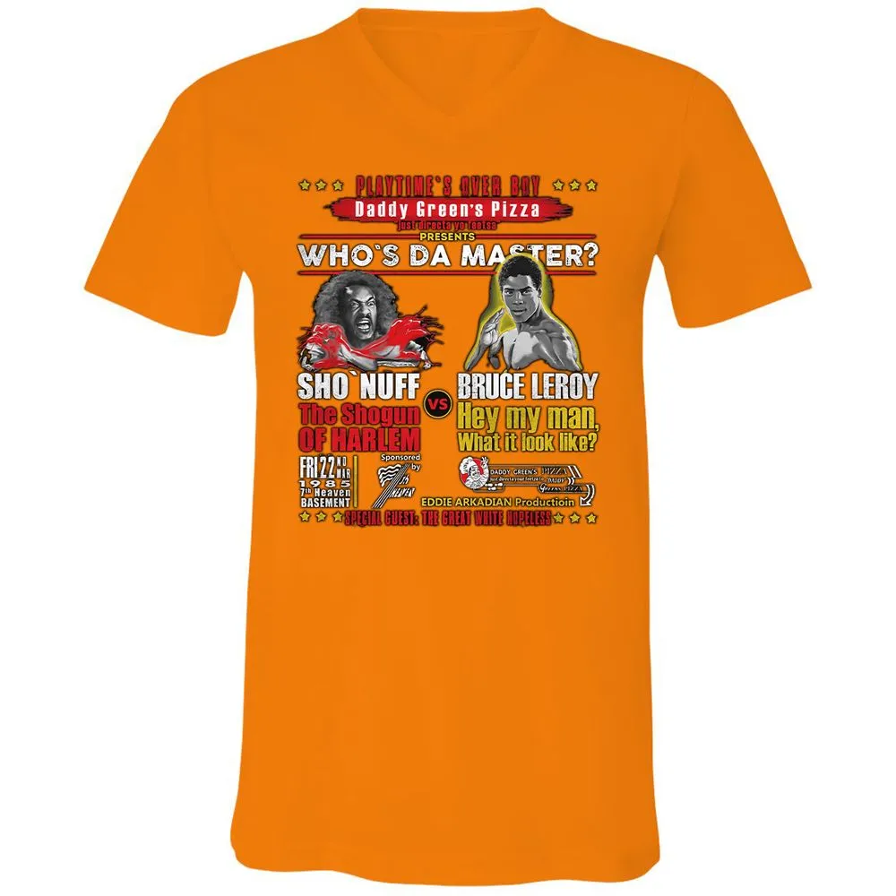 Unisex V-Neck T-Shirt - P8NQ9STW - Orange - 11