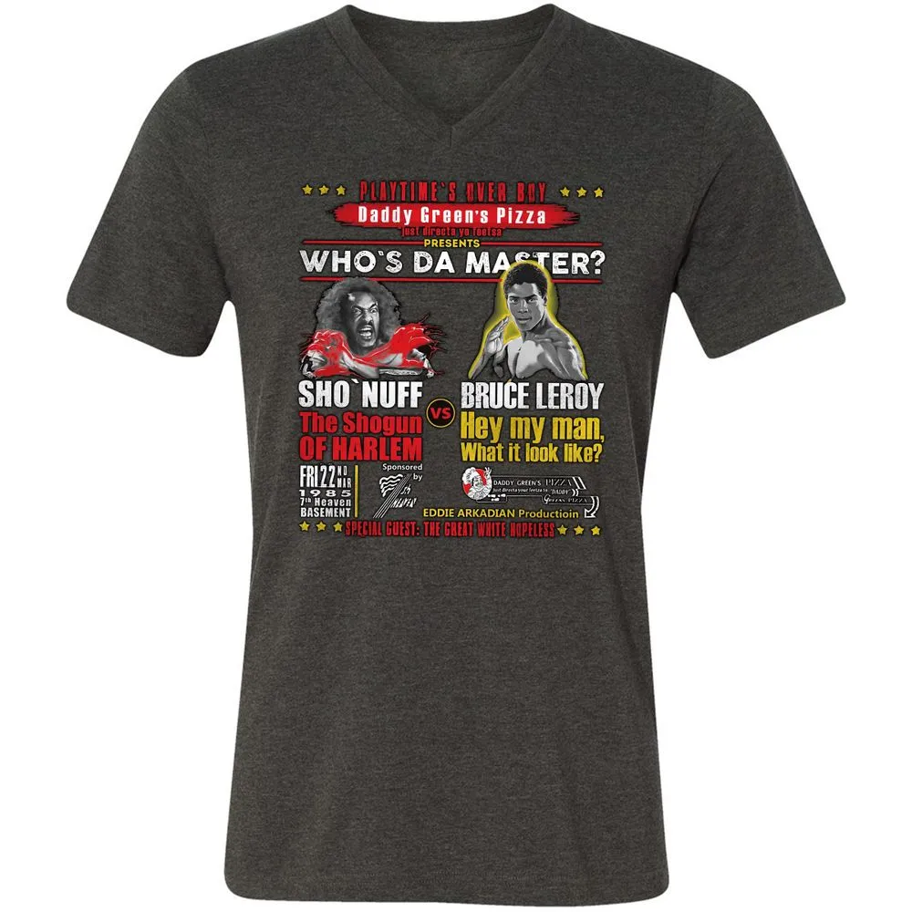 Unisex V-Neck T-Shirt - P8NQ9STW - Dark Grey Heather - 8