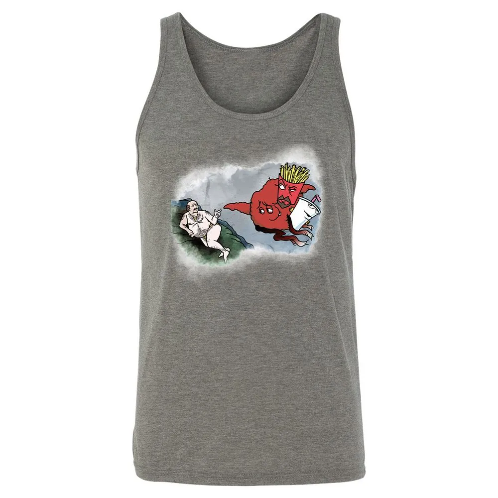 Unisex Jersey Tank - 1AA5NXE9 - Grey Triblend - 8